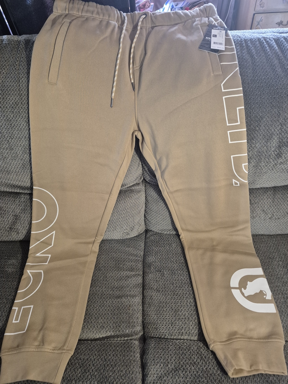 Ecko Tan Jogger Sweatpants Size XL